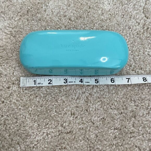 Kate Spade Tiffany Blue Eye Glasses Case - Picture 4 of 8